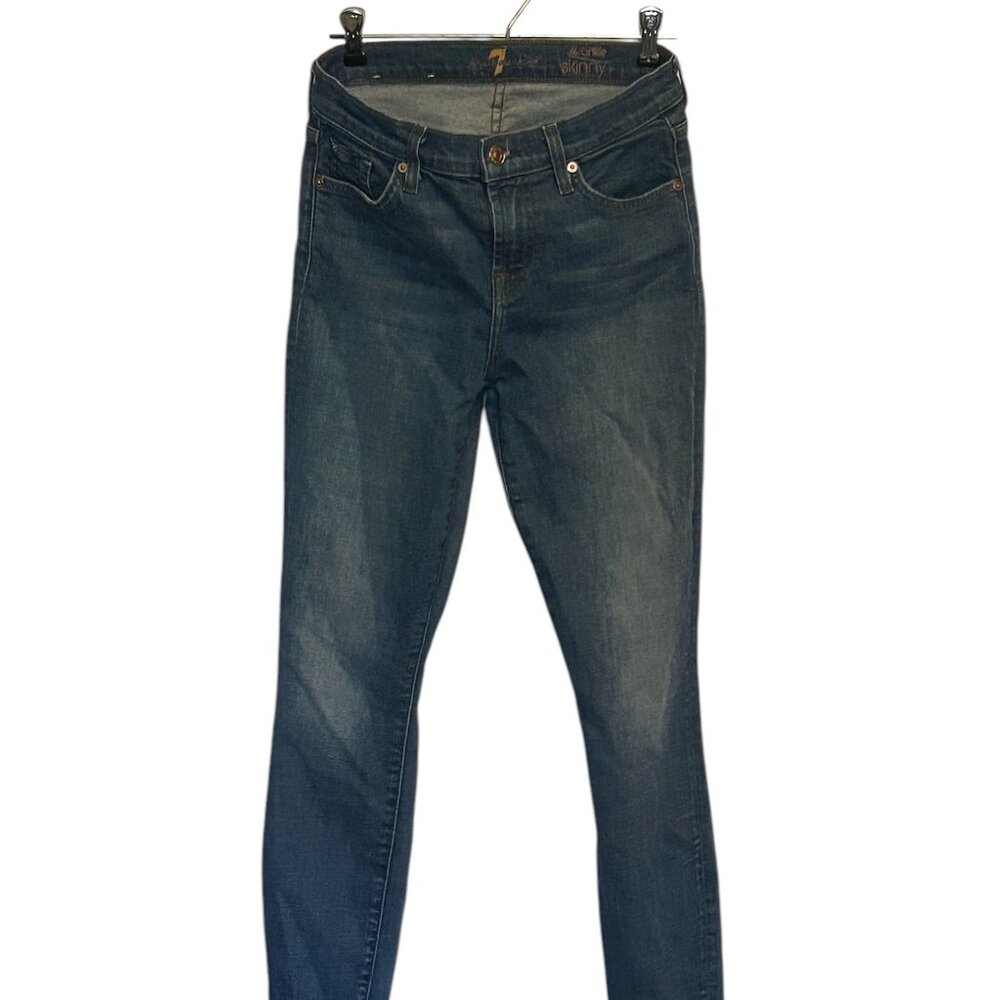 7 For All Mankind The Ankle Skinny jeans, sz 26